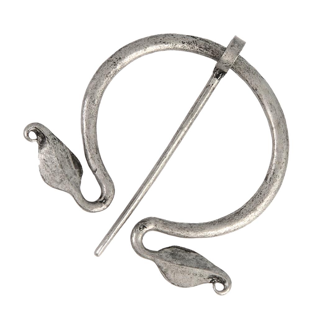 4 Pack Medieval Viking Norse Brooch Clothes Silk Scarf Pin Brooch