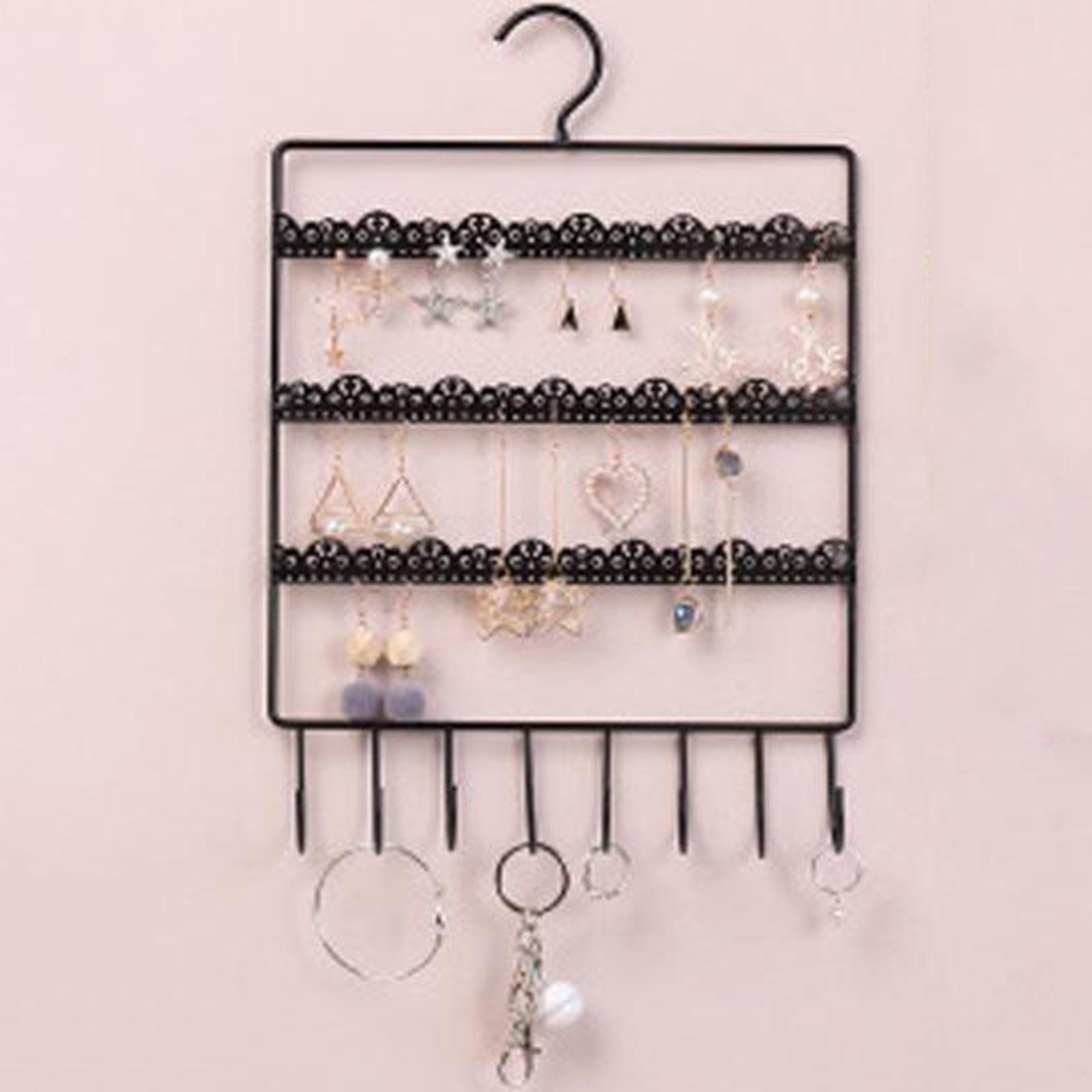 Metal Jewelry Holder Jewelry Stand Rack for Earrings Necklaces Bracelet S