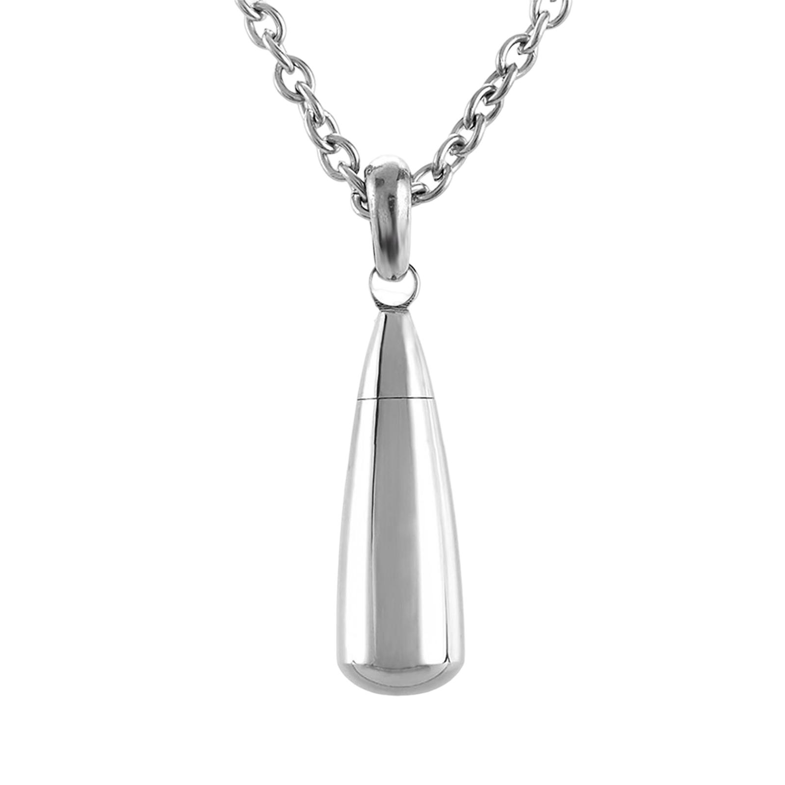 Stainless Steel Cremation Jewelry Memorial Lockets Waterproof Keepsake