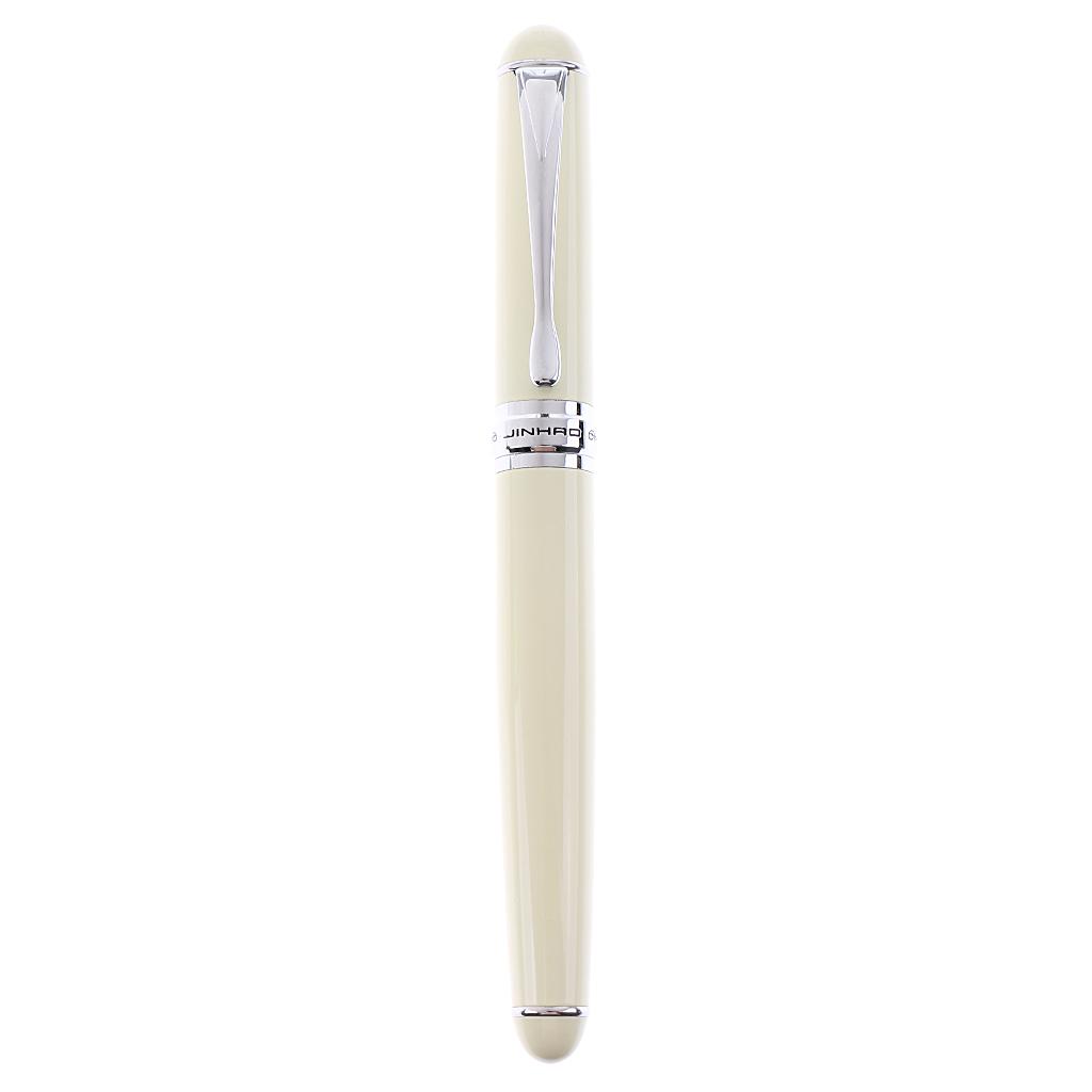 JINHAO Hooded Iraurita Nib Fountain Pen Writing Pen Collectibles X750 White