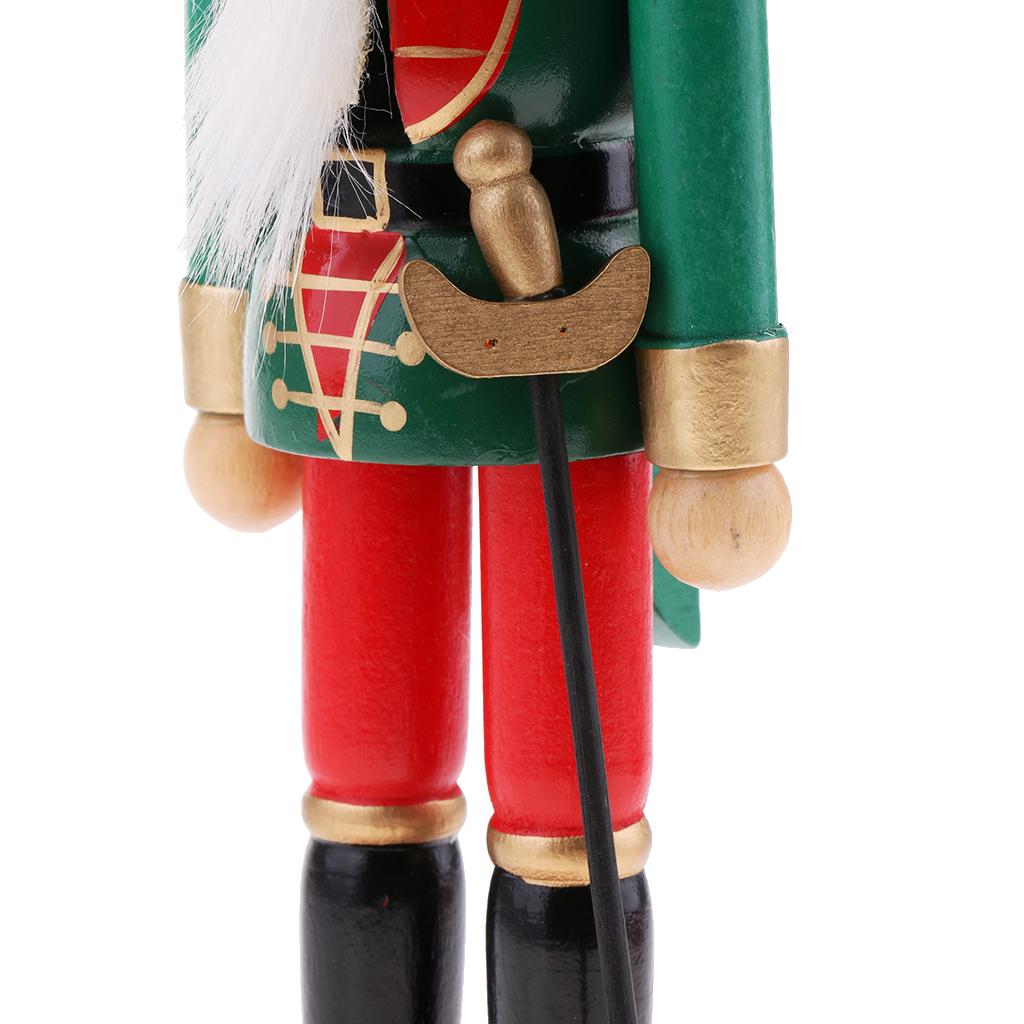 Assorted Wooden Nutcracker Walnut Soldier Statue Figure Festival ...