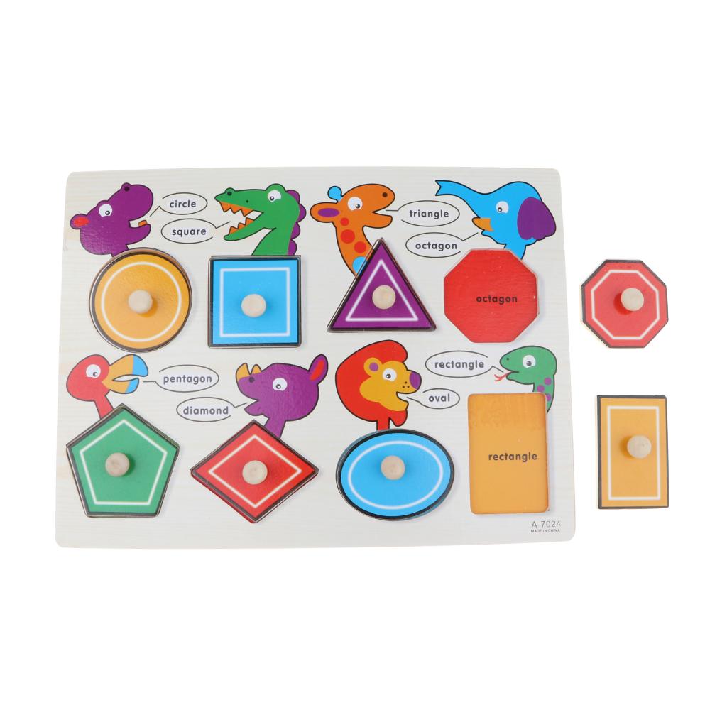 Kinder Drehung und Verschluss Holzblöcke Mini Puzzle Kurvenreichen 