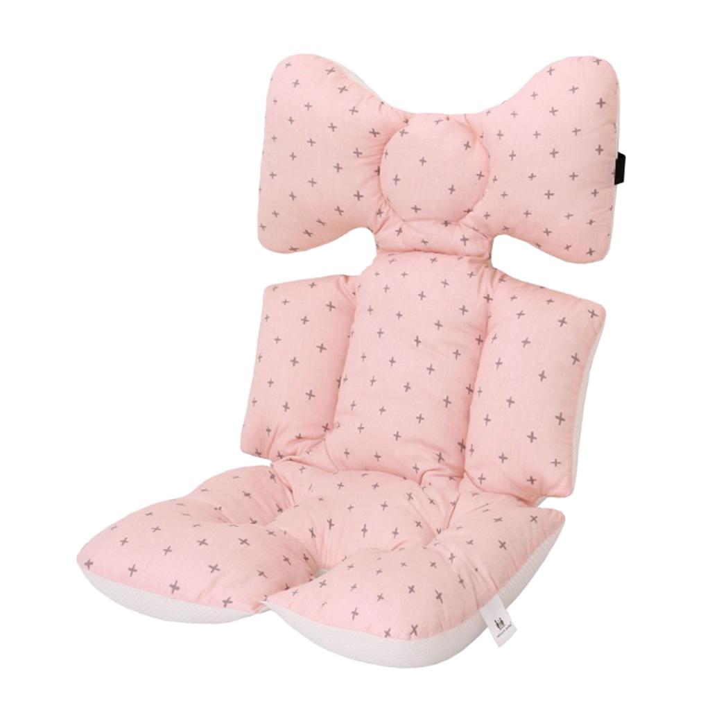 Seat Pad For Baby Infant Stroller Cushion Newborn Pram Line Mat Pink
