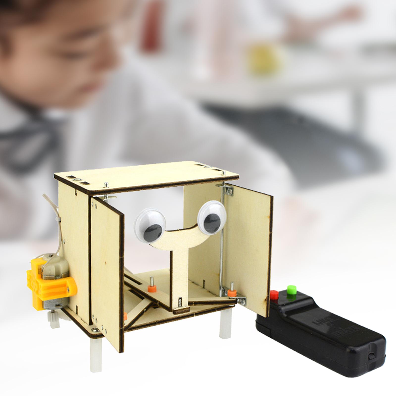 Remote Control Open Door Crafts Gift DIY Material Package Physics Experiments