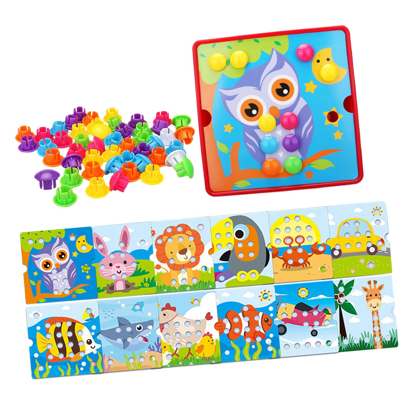 Mosaic Pegboard Toy