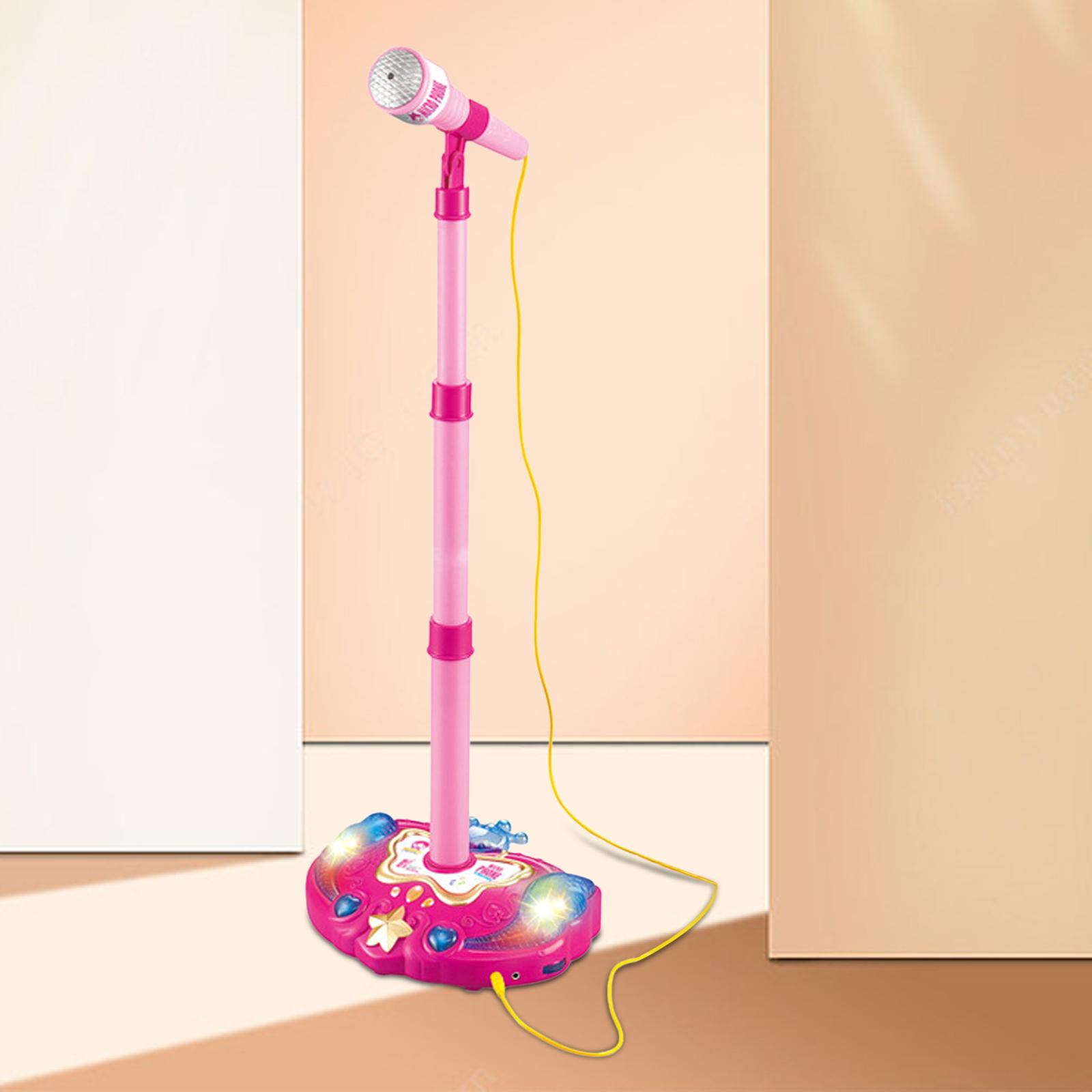 Musical Toy Microphone with Stand Childrens Karaoke Machine for Kids Present