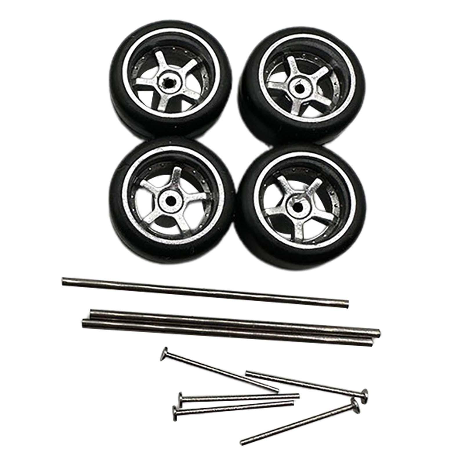 RC Car Wheels and Tires 1/64 Scale