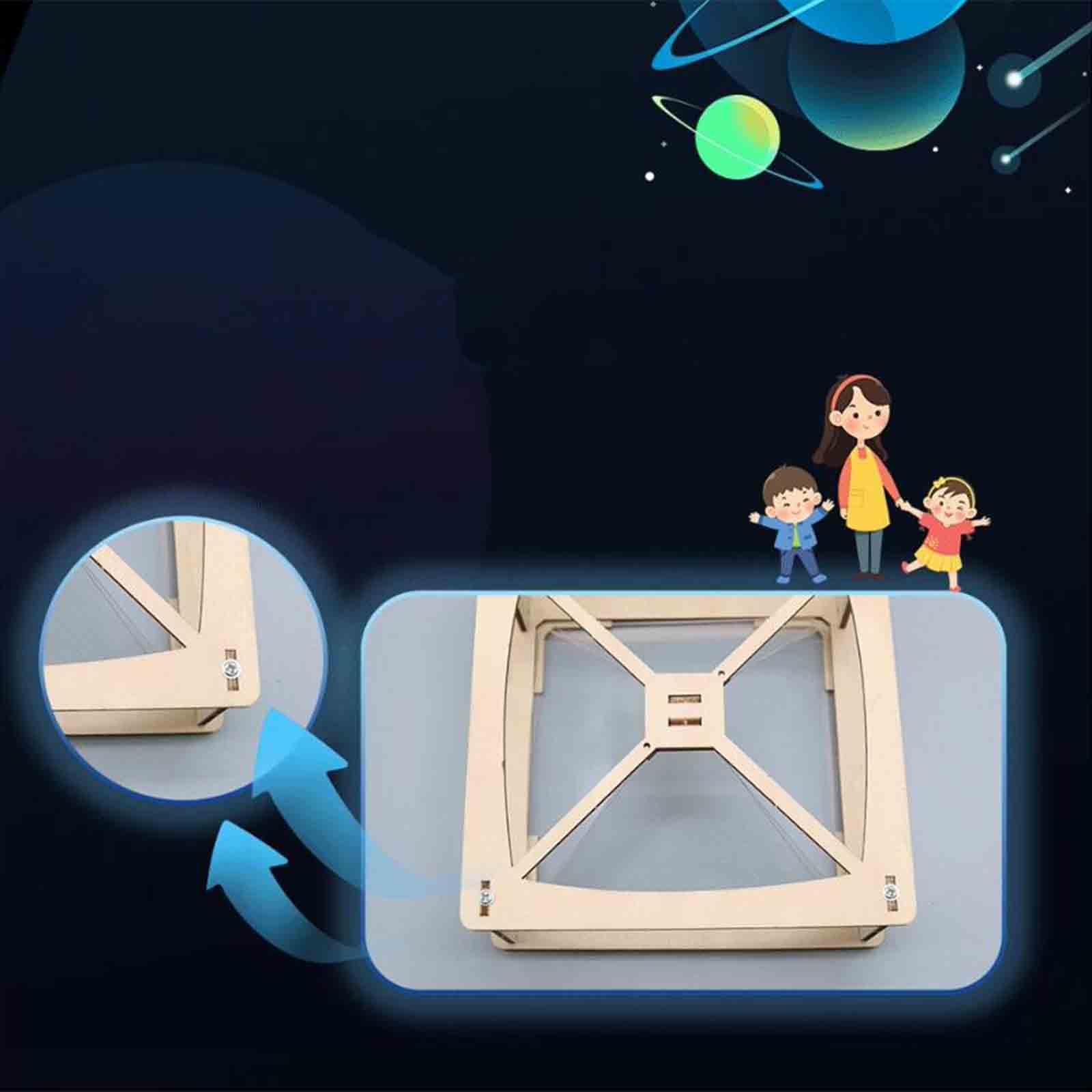 Holographic Bioscope Set Exercising School Projects DIY Science Experiments