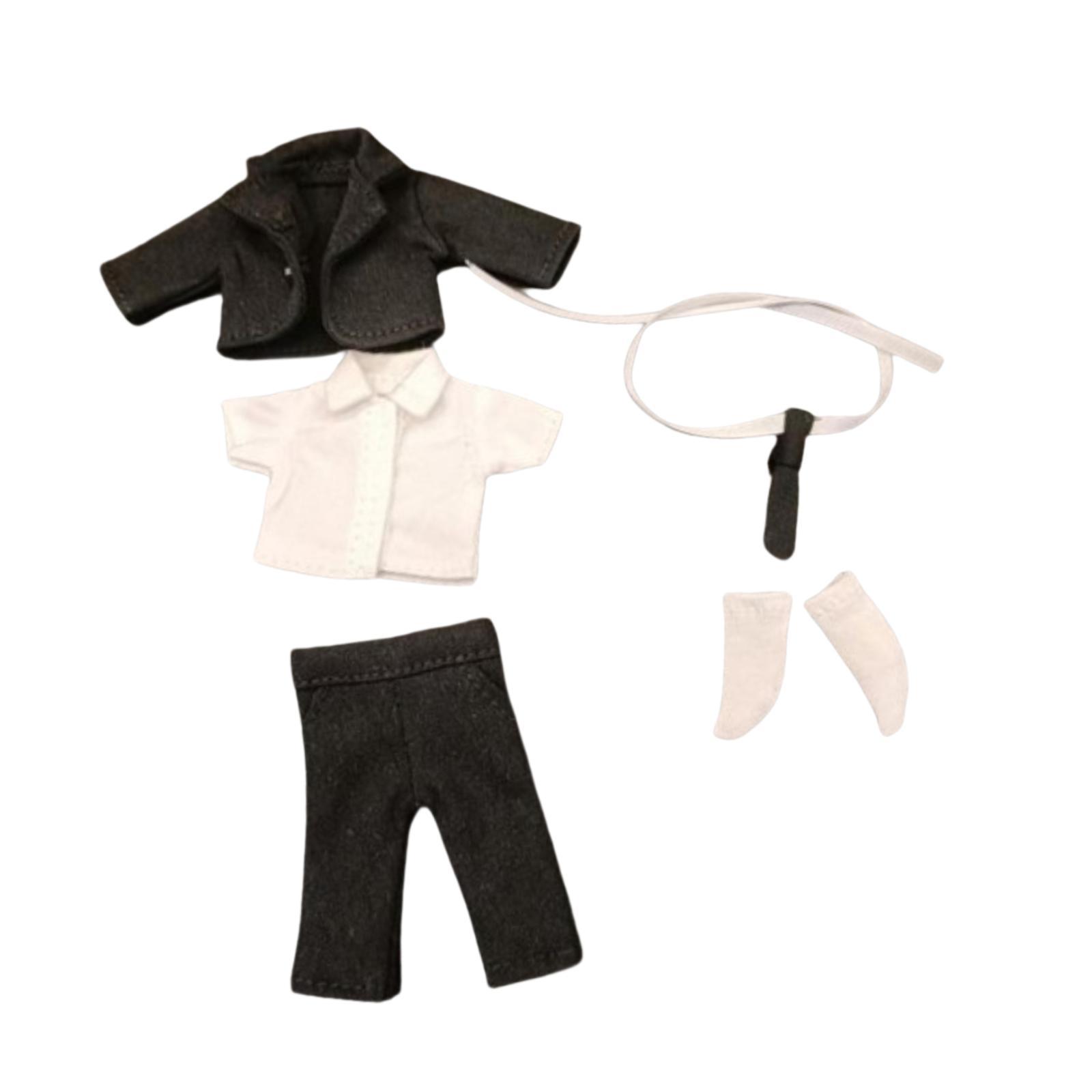 1:12 Doll Clothes Set Black