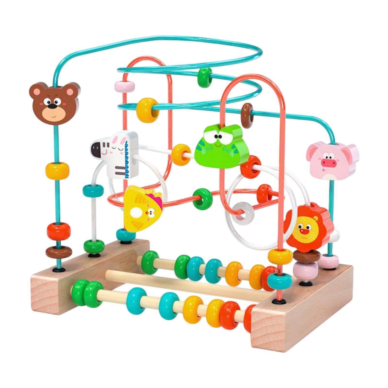 Wooden Bead Maze Toy