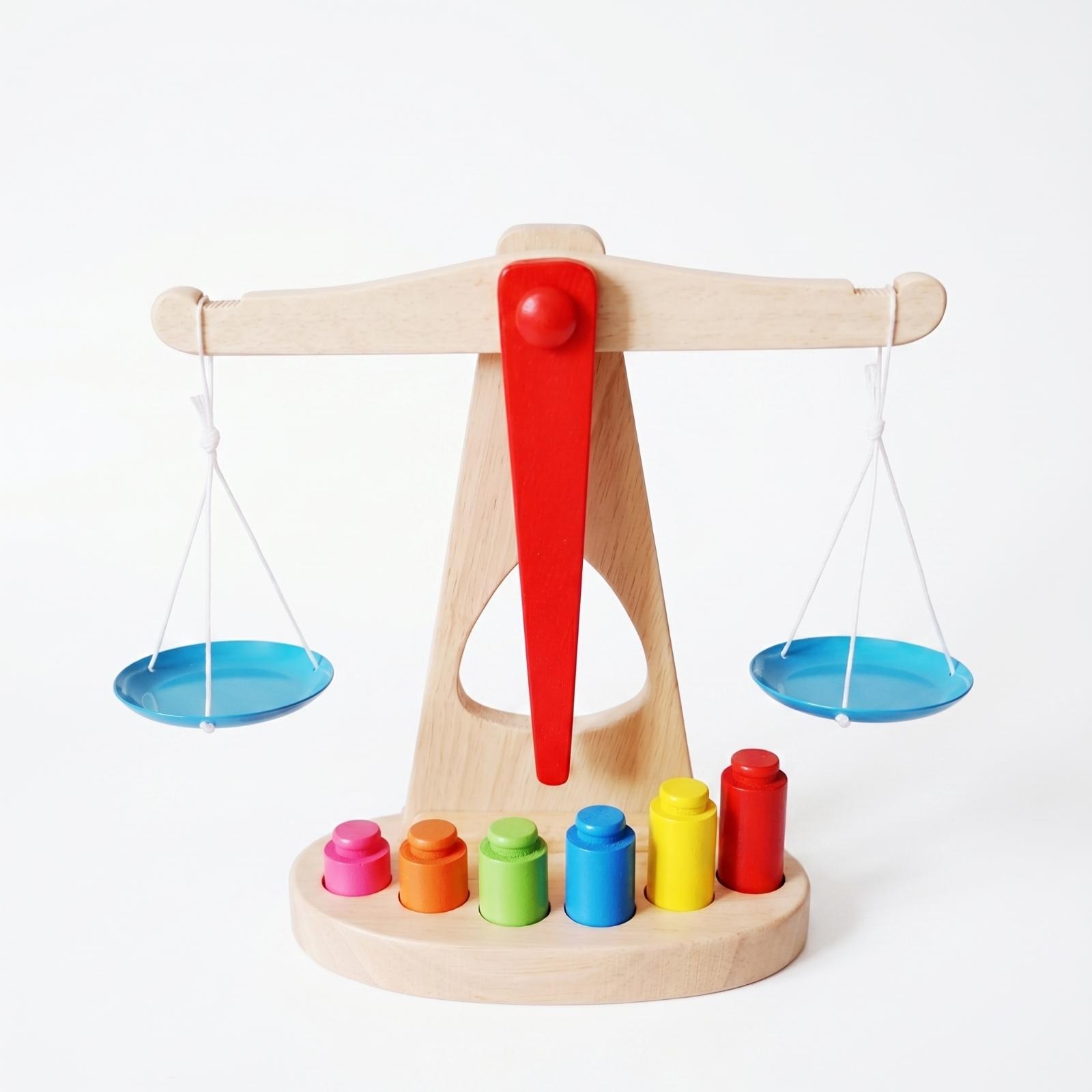 Wooden Balance Scale Toy