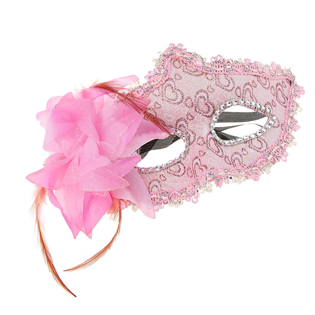Fancy Dress Flower Masks Masquerade Masks Women Party Costume Stage