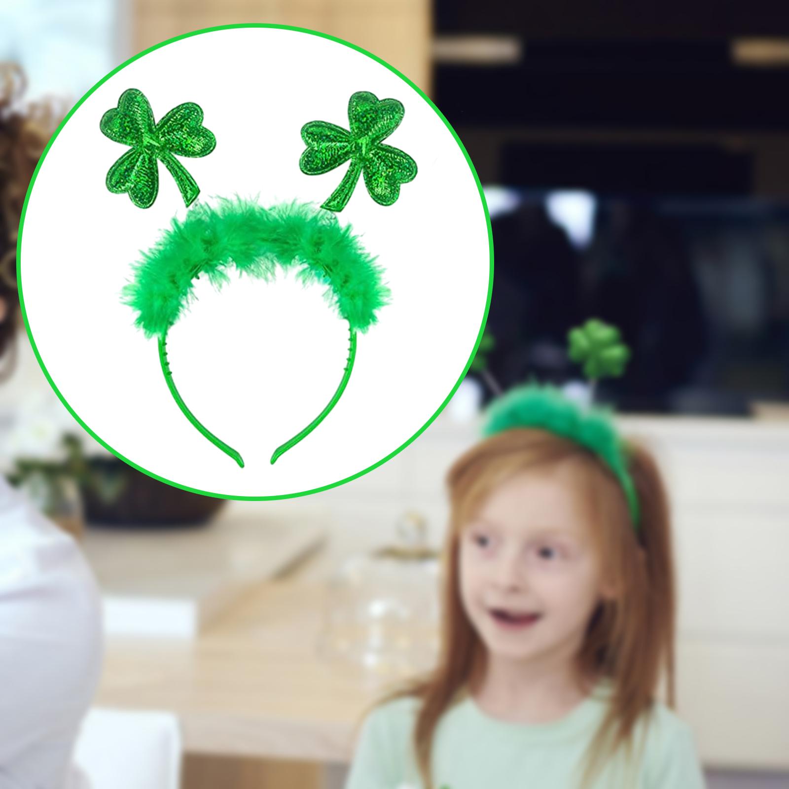 ST Patrick's Day Headband Celebration Headpiece Headwear Shamrock Headband