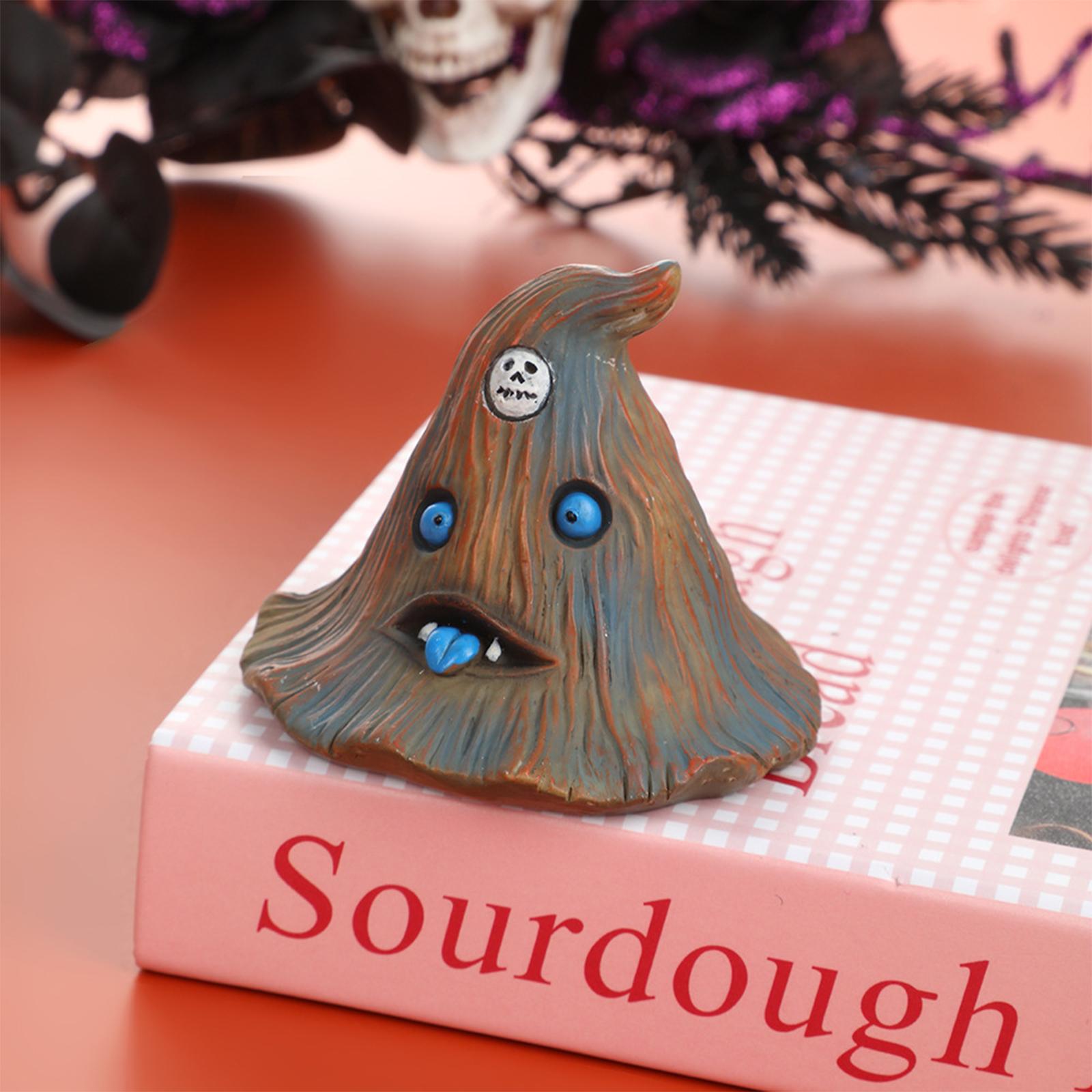 Halloween Miniature Figurine Collectible Haunted House Mini Resin Craft