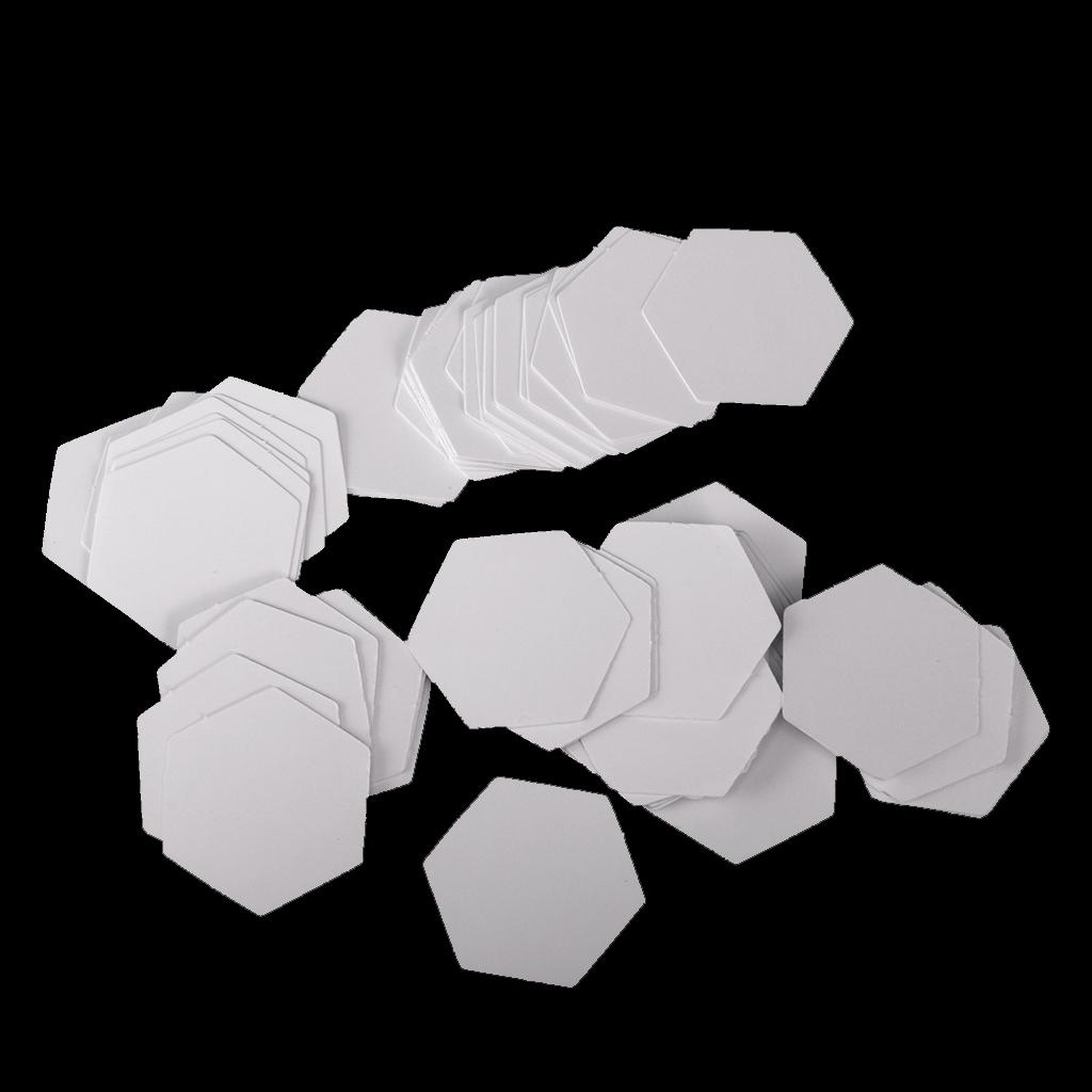 100 Stück Hexagon Form Papier Quilten Vorlagen Patchwork Vorlage zum Nähen
