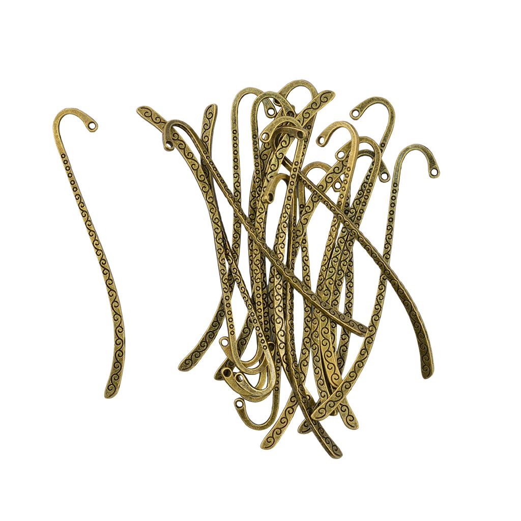 Bronze Beading Line Bookmarks With Hole