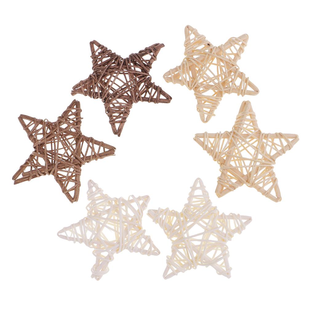 Rattan Star Ball Ornaments