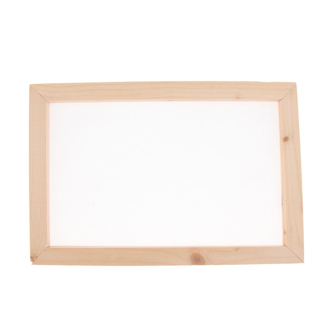 3pcs Wooden Paper Making patterns Frame Screen for DIY Paper Handcraft 