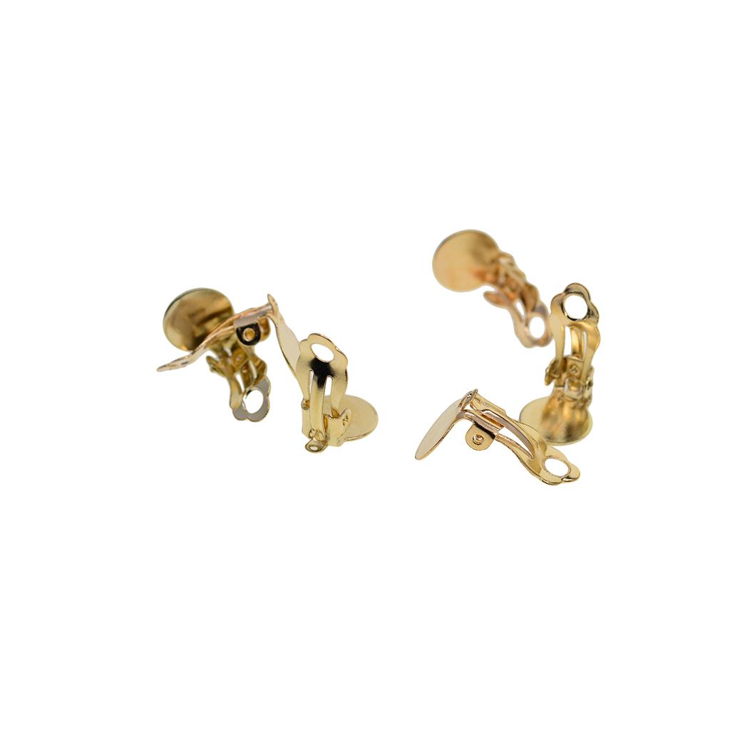 100x Clip-on Earring Converter with Open Loop DIY Earrings  KC Gold