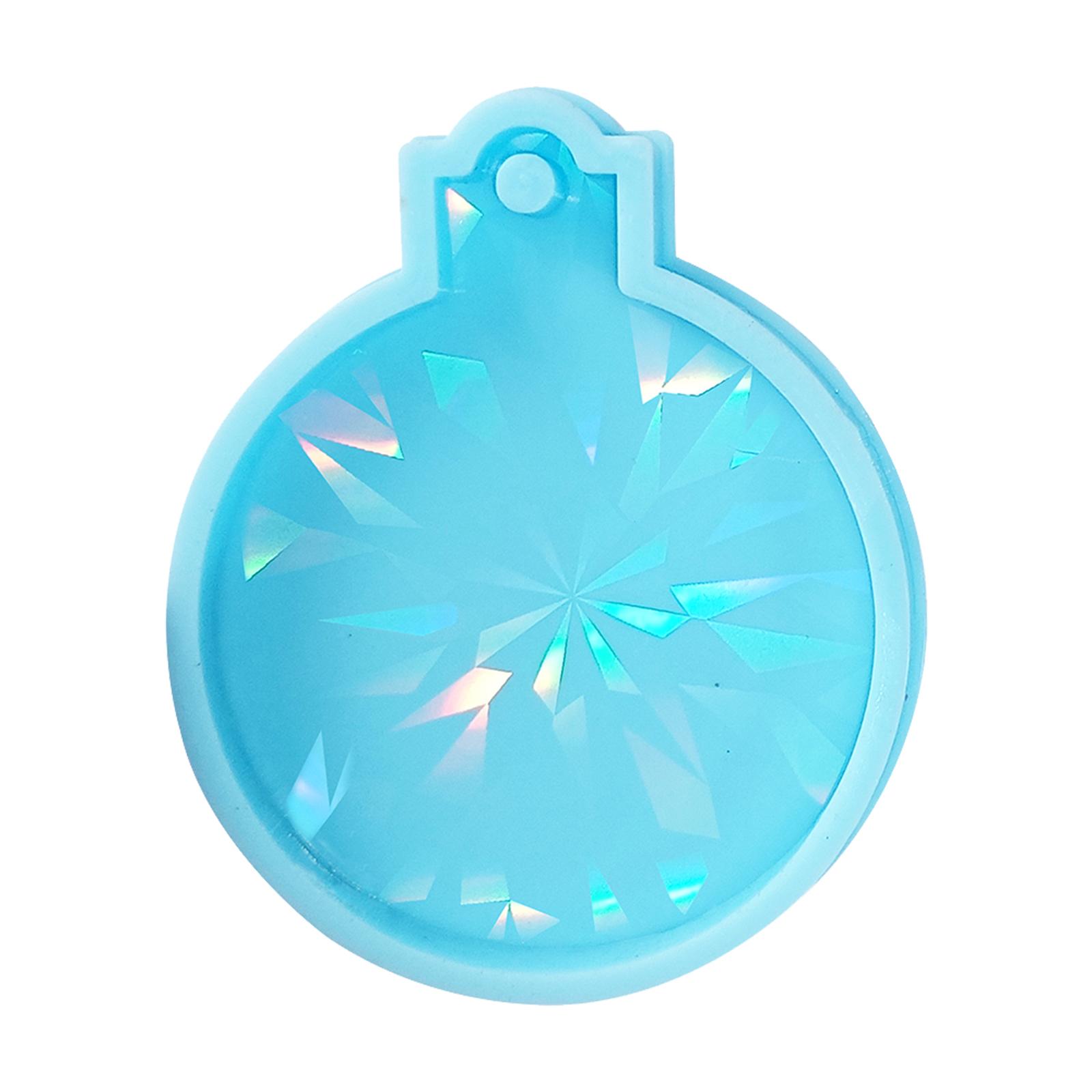Pendant Silicone Mould DIY Epoxy Resin Casting Necklace Charms Craft Soap Snowflake