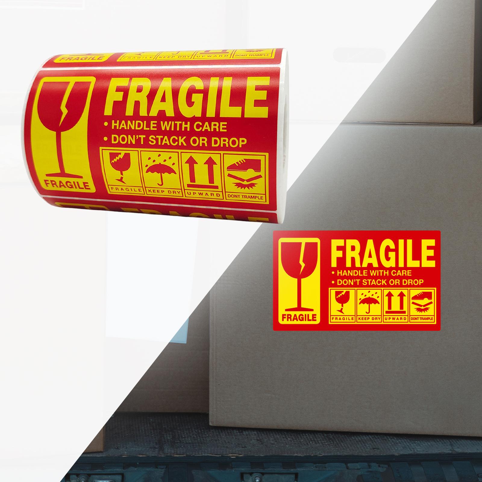 Fragile Marking Tape Handle with Care Adhesive Printed for Sealing Caution