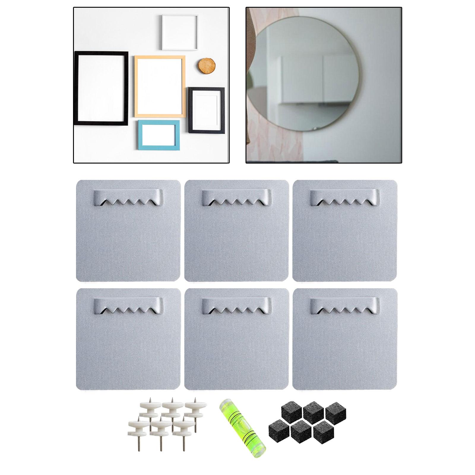 Picture Hangers Set Hardware Bracket Artwork Professional Accessories Holder 6pcs