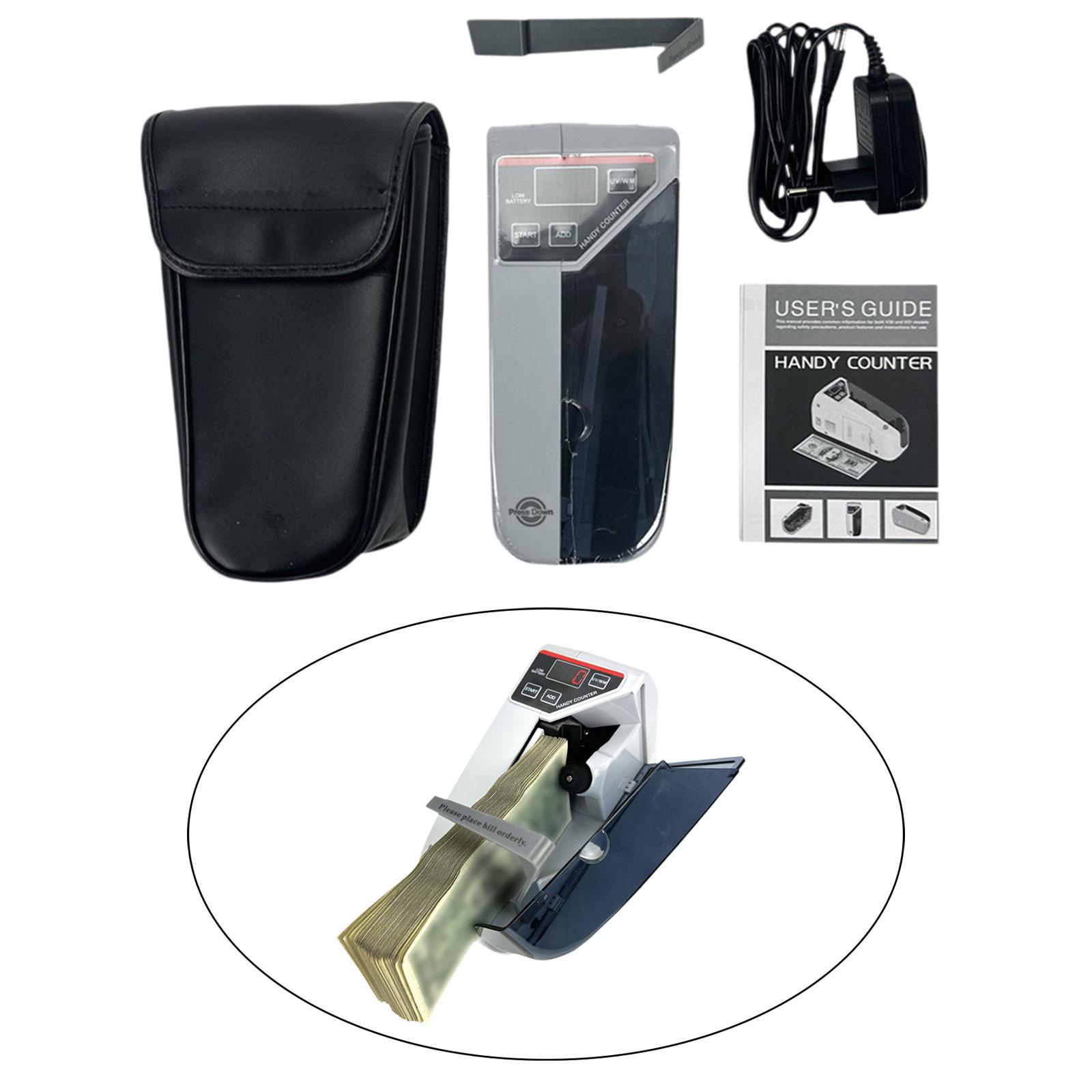 Portable Money Counter Machine with Counterfeit Detection for Small Business