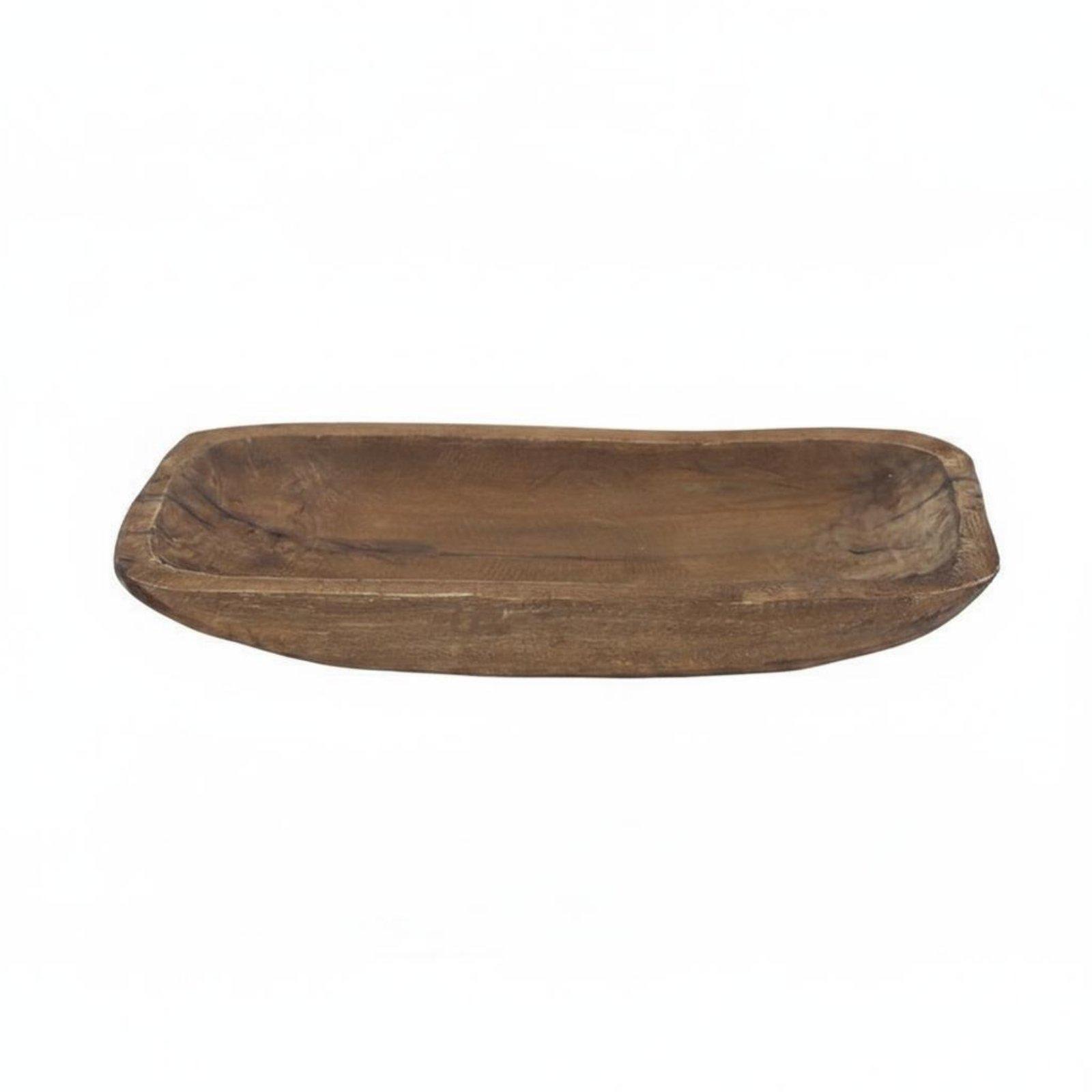 Rustic Centerpiece Bowl Distressed Finish