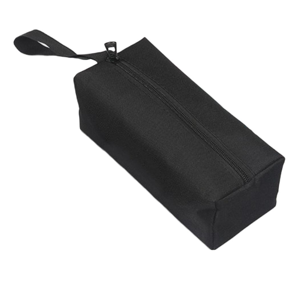 Zipper Tools Bag Multifunctional Oxford Cloth Pouch Organizer Black L 600D