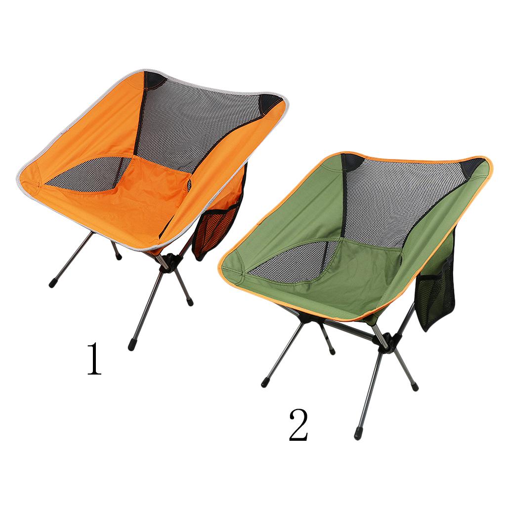 Portable Backpack Folding Chair for Camping,Fishing,Travel,Picnic Orange