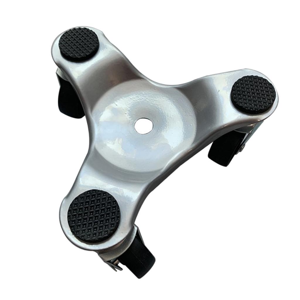 Iron Triangular Home Moving Tools Furniture Roller Mover Set Yellow