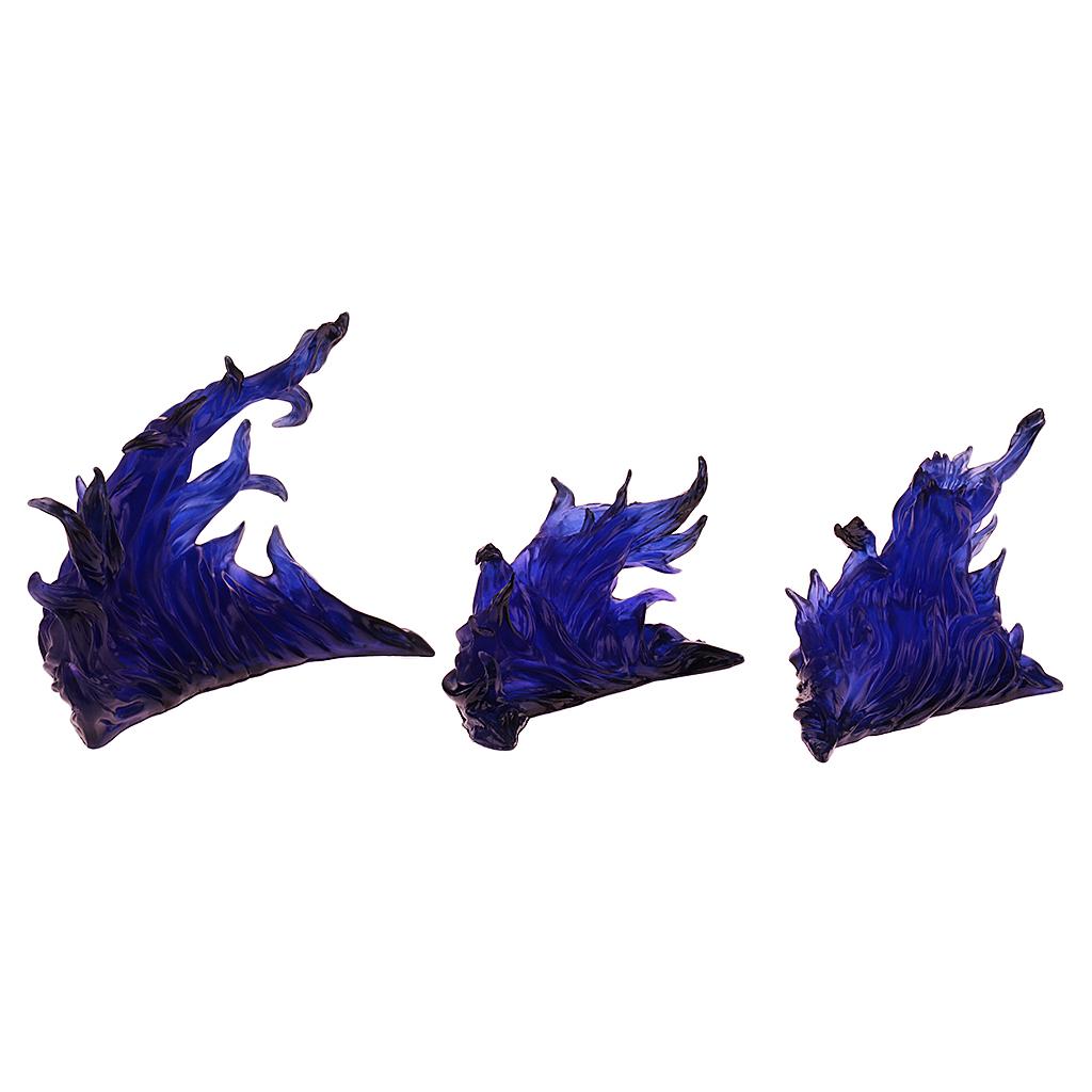 2 Pieces DIY Burning Flame Effect Action Figure Display Stand for  