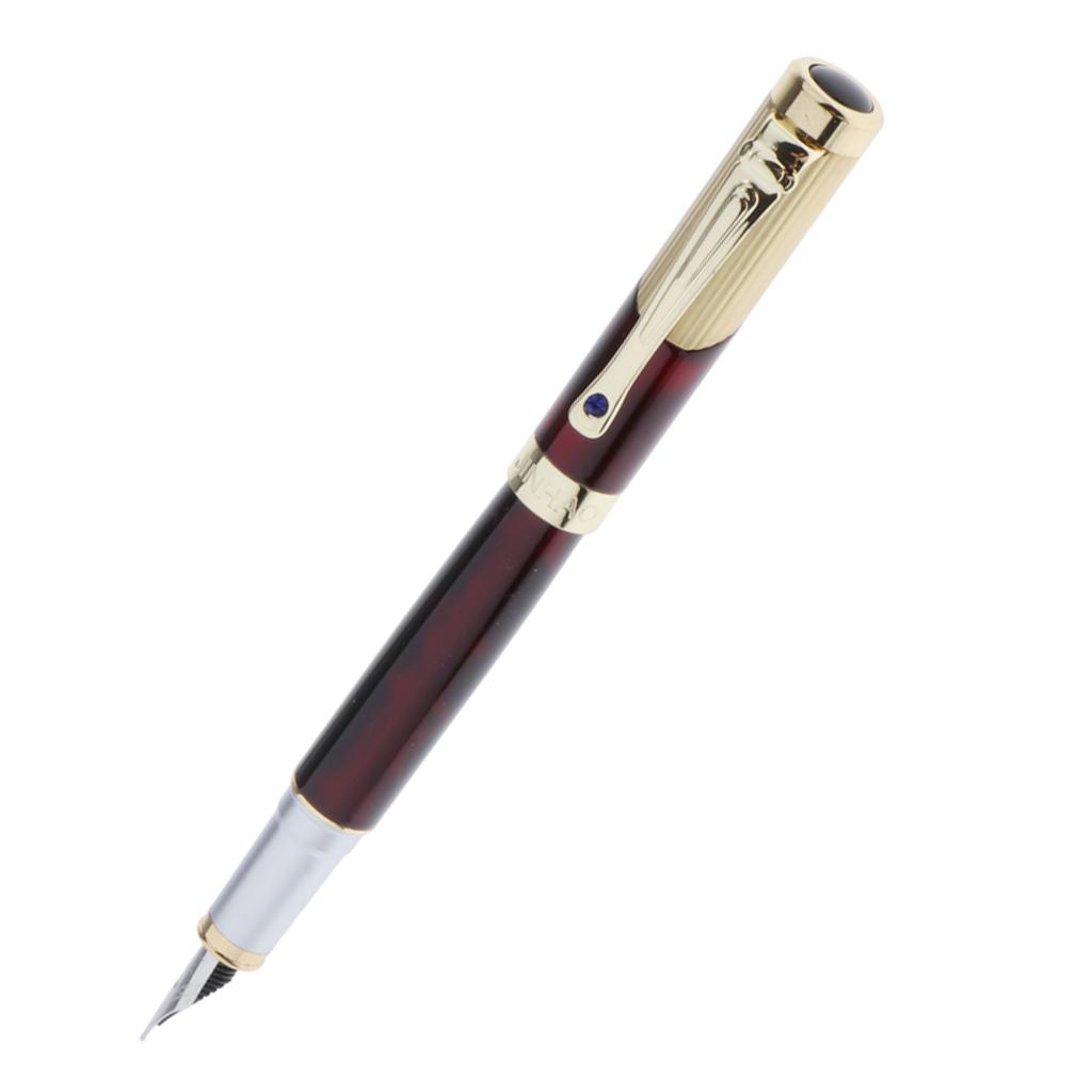Luxury Metal Fountain Pen Smooth Elegant Writing Calligraphy 