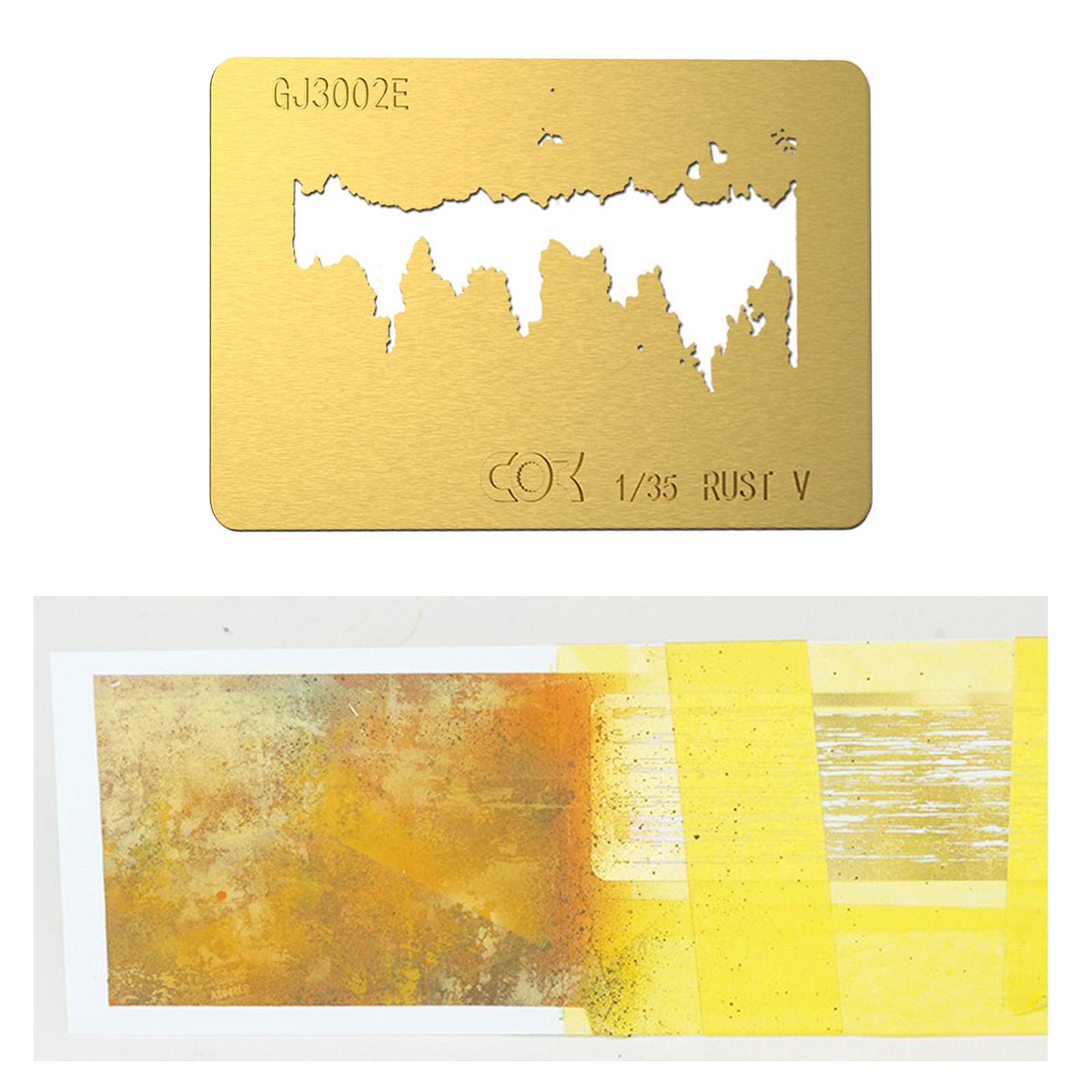 Model Painting Tools Stenciling Template Stencil Building Hobby Crafting E