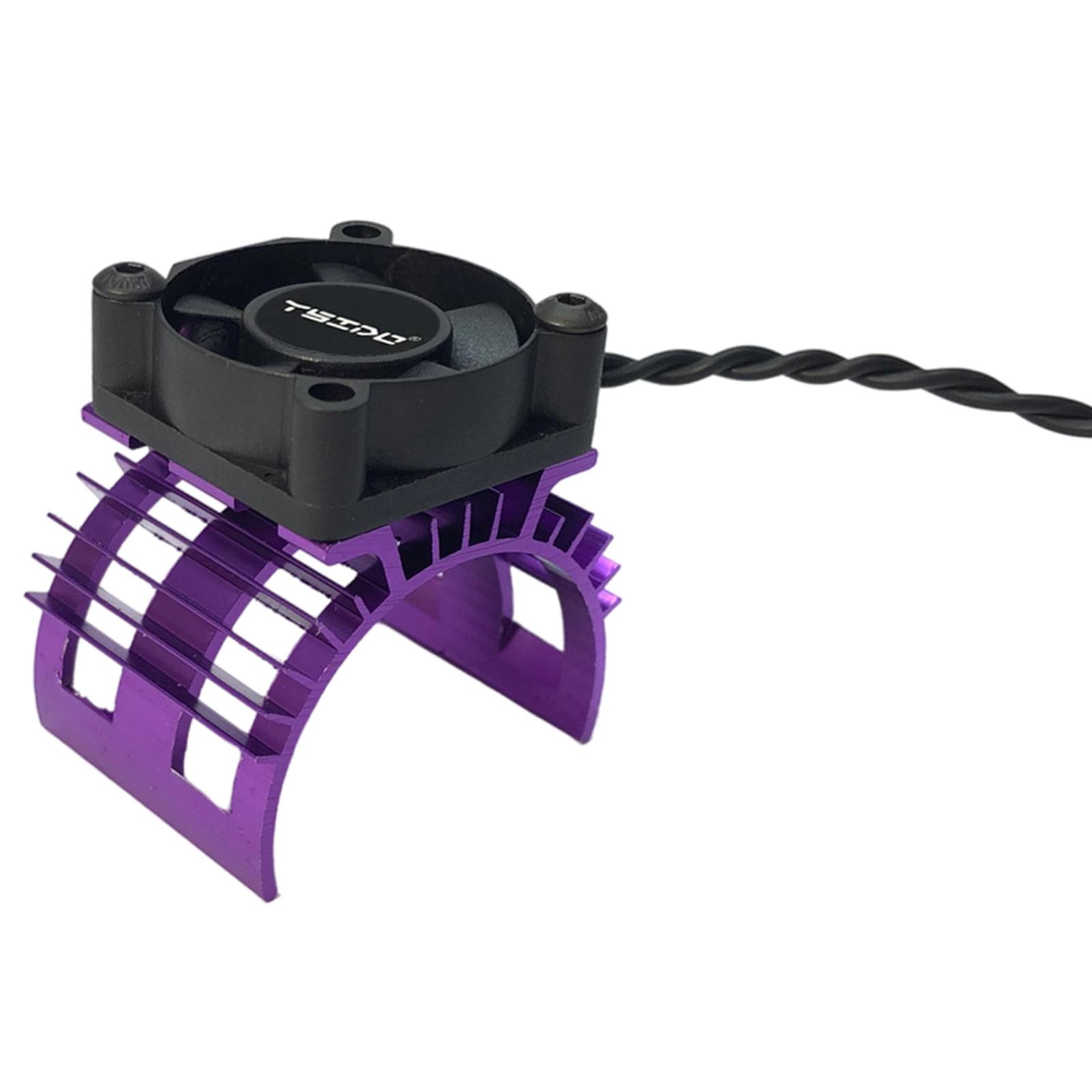 Alloy Heat Sink Brushless for Wltoys 144001 124018 124019 104001 RC Car purple
