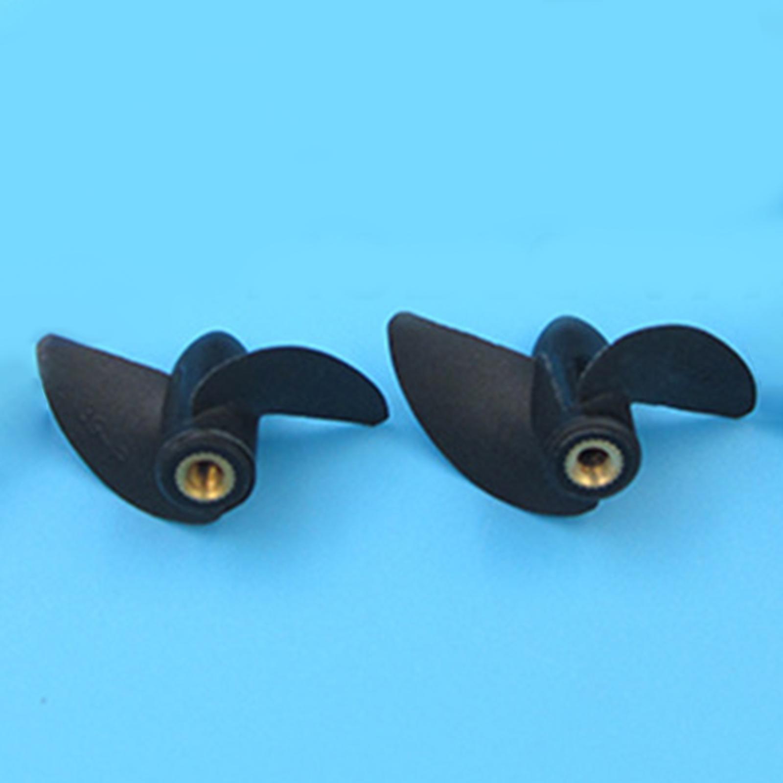 2xRC Boat Ship Propellers Remote Control Boat Propellers Spare Parts 45mm