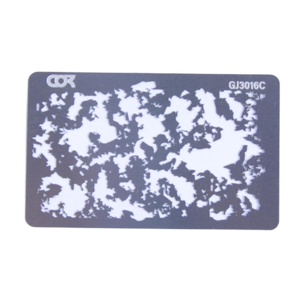 Airbrush Templates and Stencils for Model Scenes