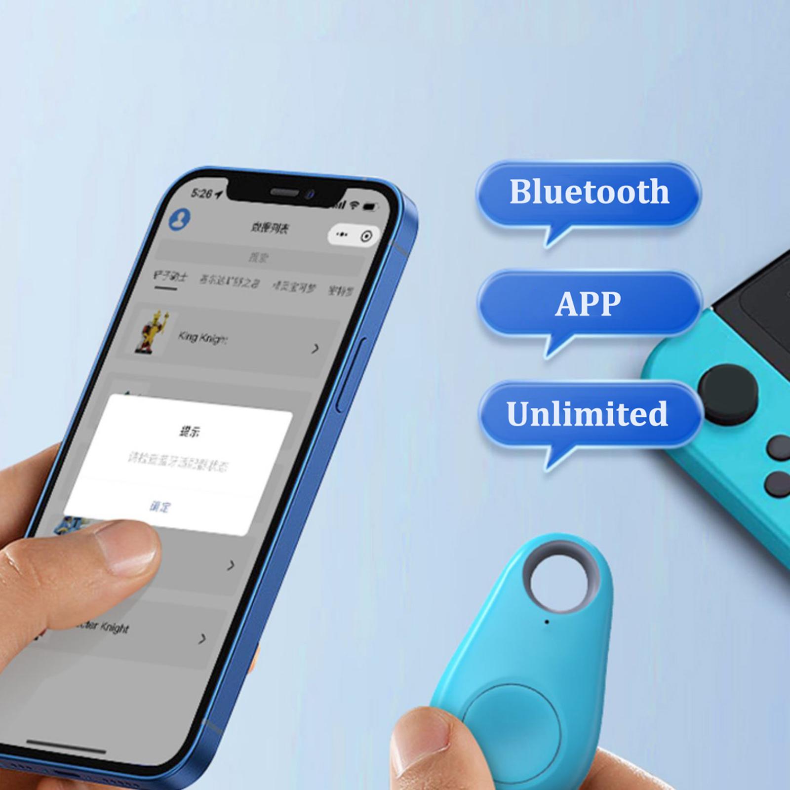 Amiibolink Bluetooth Keychain Lightweight Portable Universal Amiibo NFC Card Blue