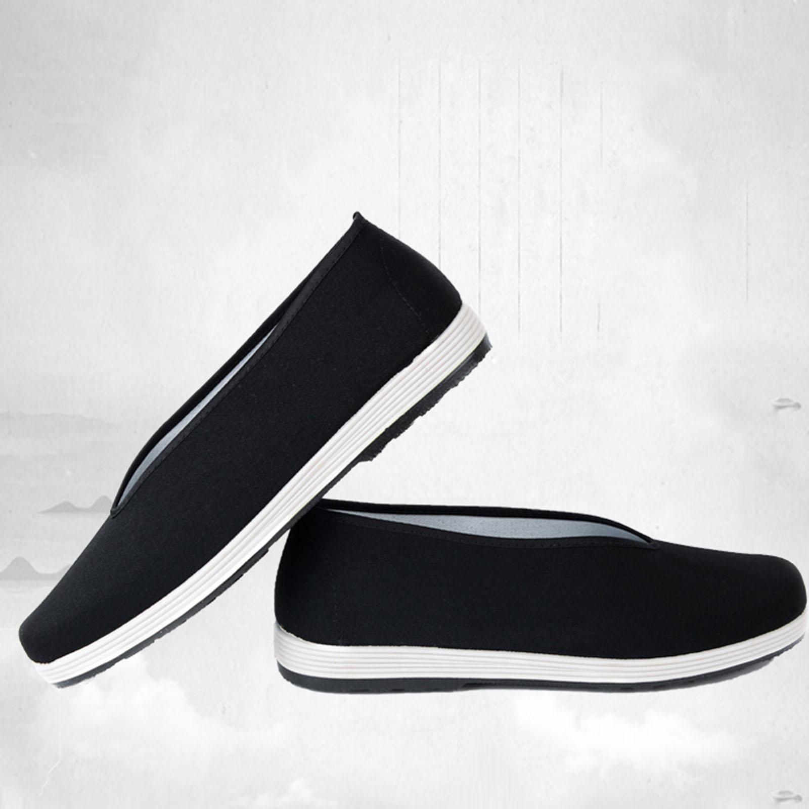 Chinese Traditional Shoes Breathable Anti Slip Rubber Sole Old Beijing Shoes 43