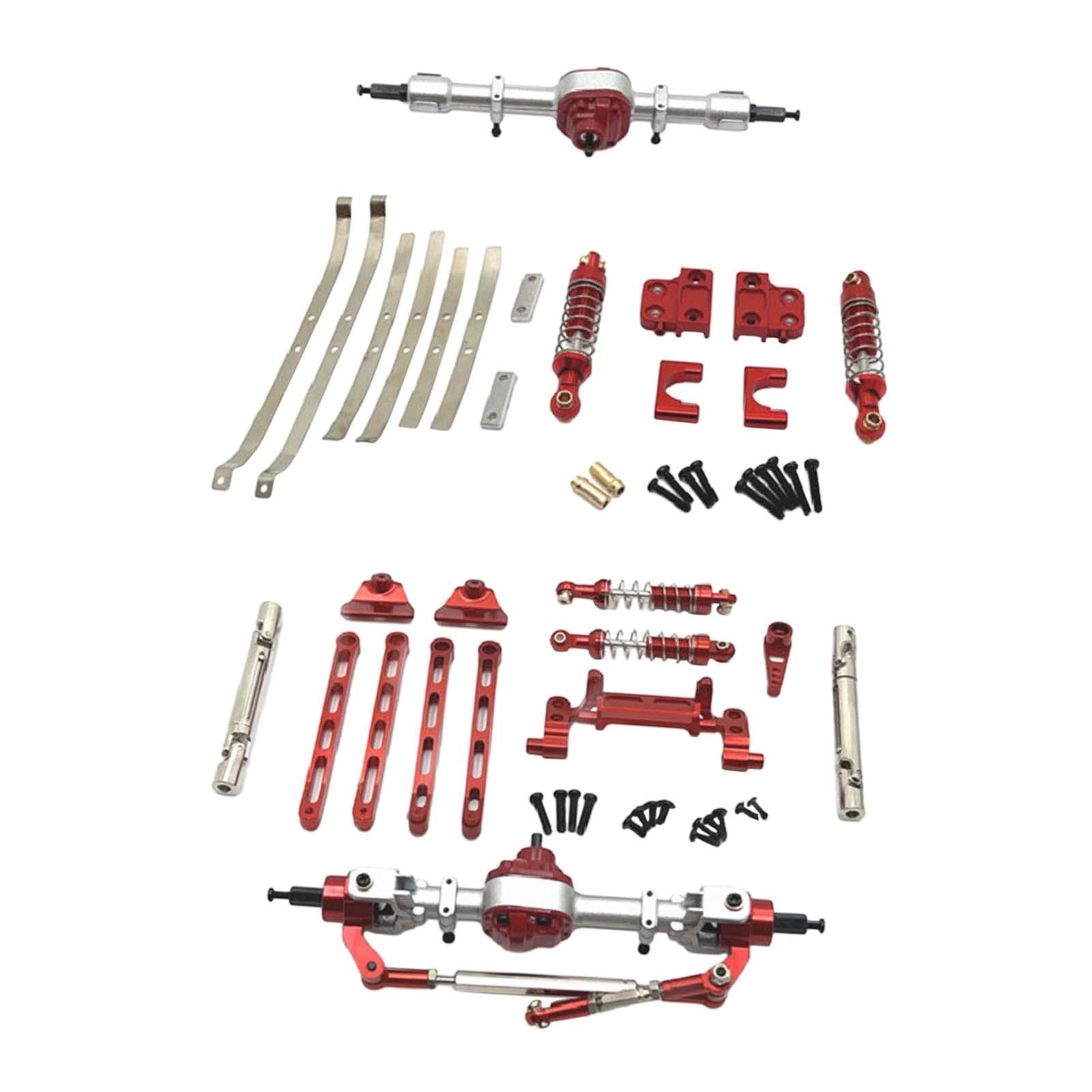 RC Car Parts Chassis Upgrading Modified for 82Pro MN82S 1/12 Scale Hobby Car Red