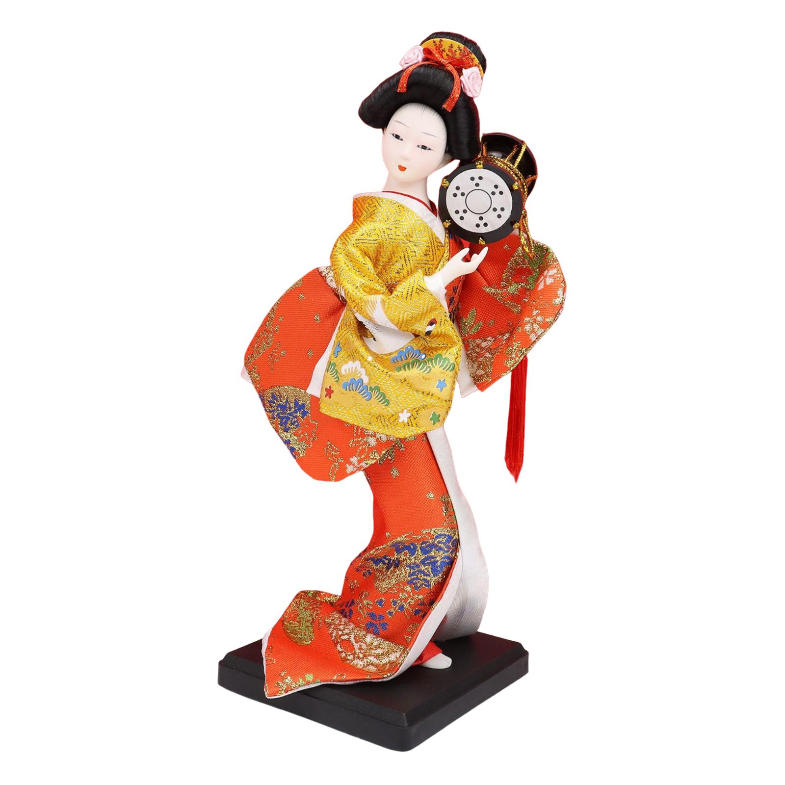 Japanese Geisha 9" Traditional Collectible Figurine