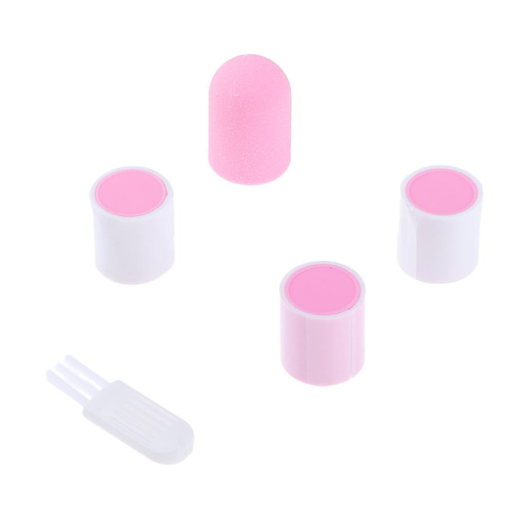 Electric Nail Care Trimmer Grinder Drill Manicure Pedicure Polish File Set