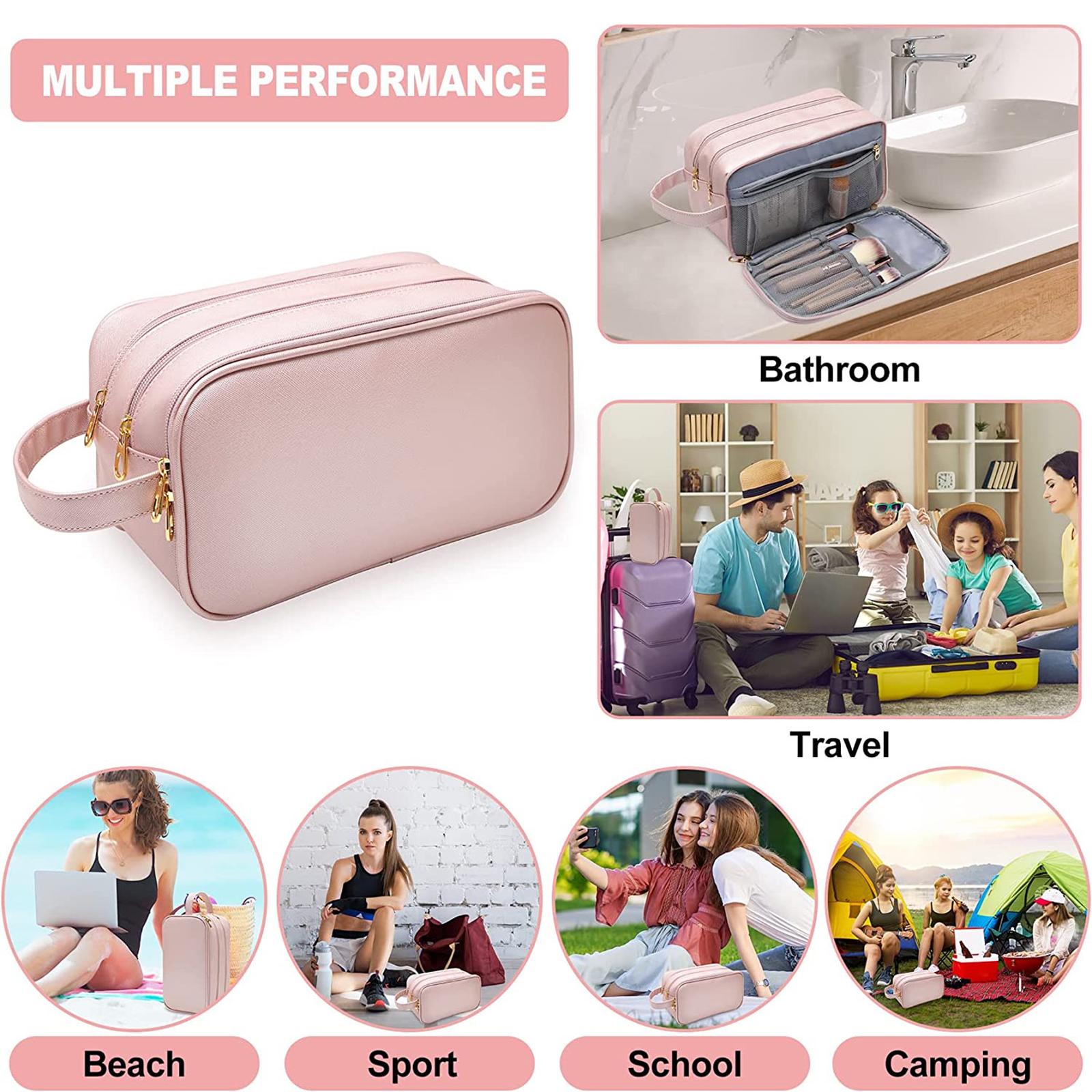 Portable Toiletry Bag Organizer Waterproof Trip Business Makeup Cosmetic Bag