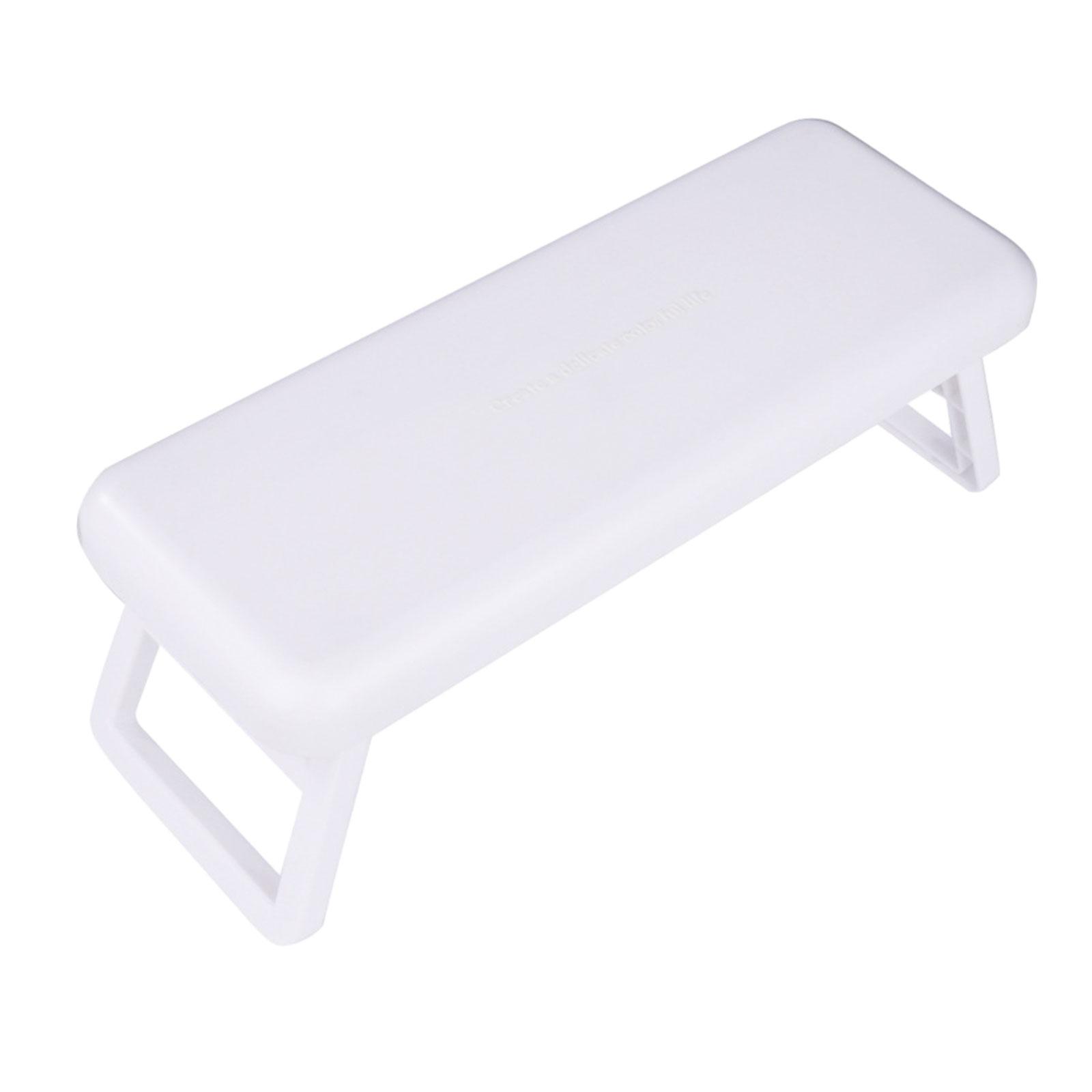 Nail Arm Rest Stand Table Desk Station Professional Foldable Manicure Pillow white