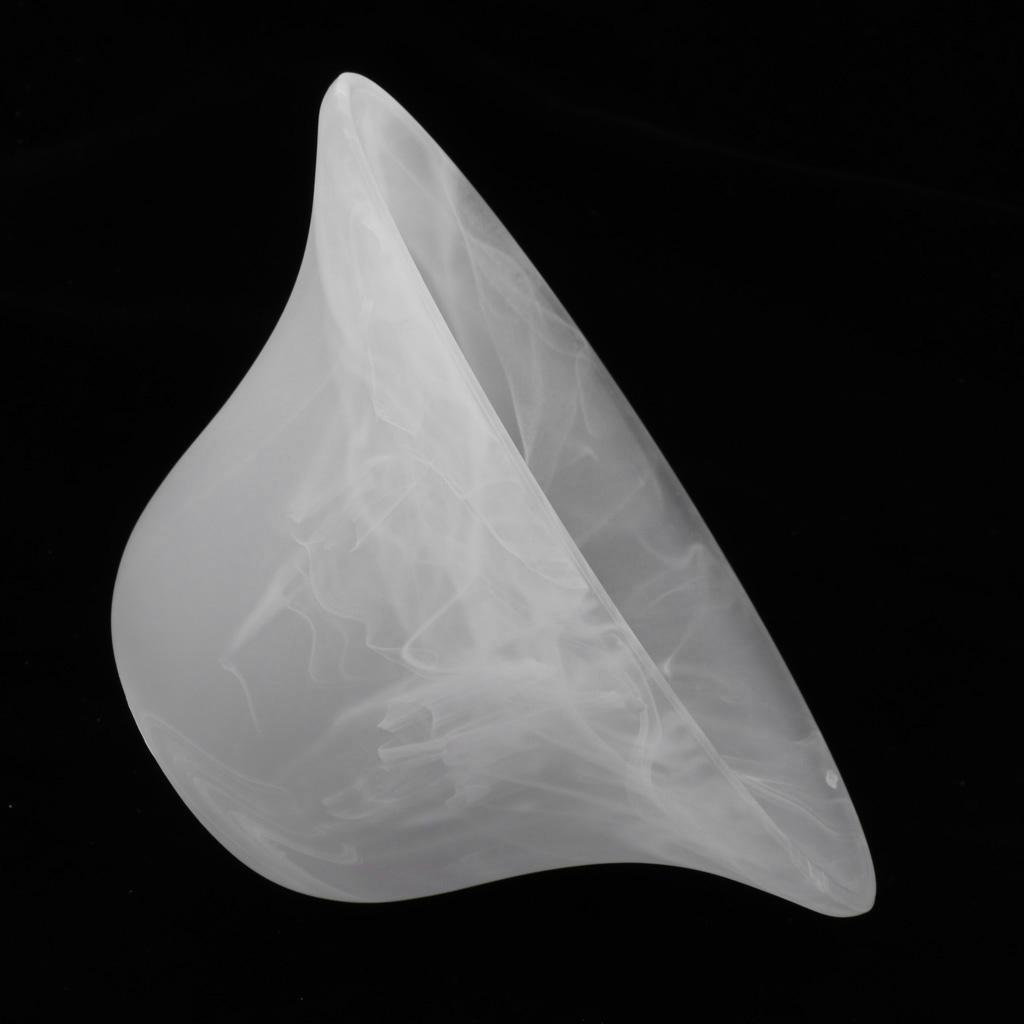 Glass Light Lamp Shade Frosted Bell Shape Smudges Lamp Shade eBay