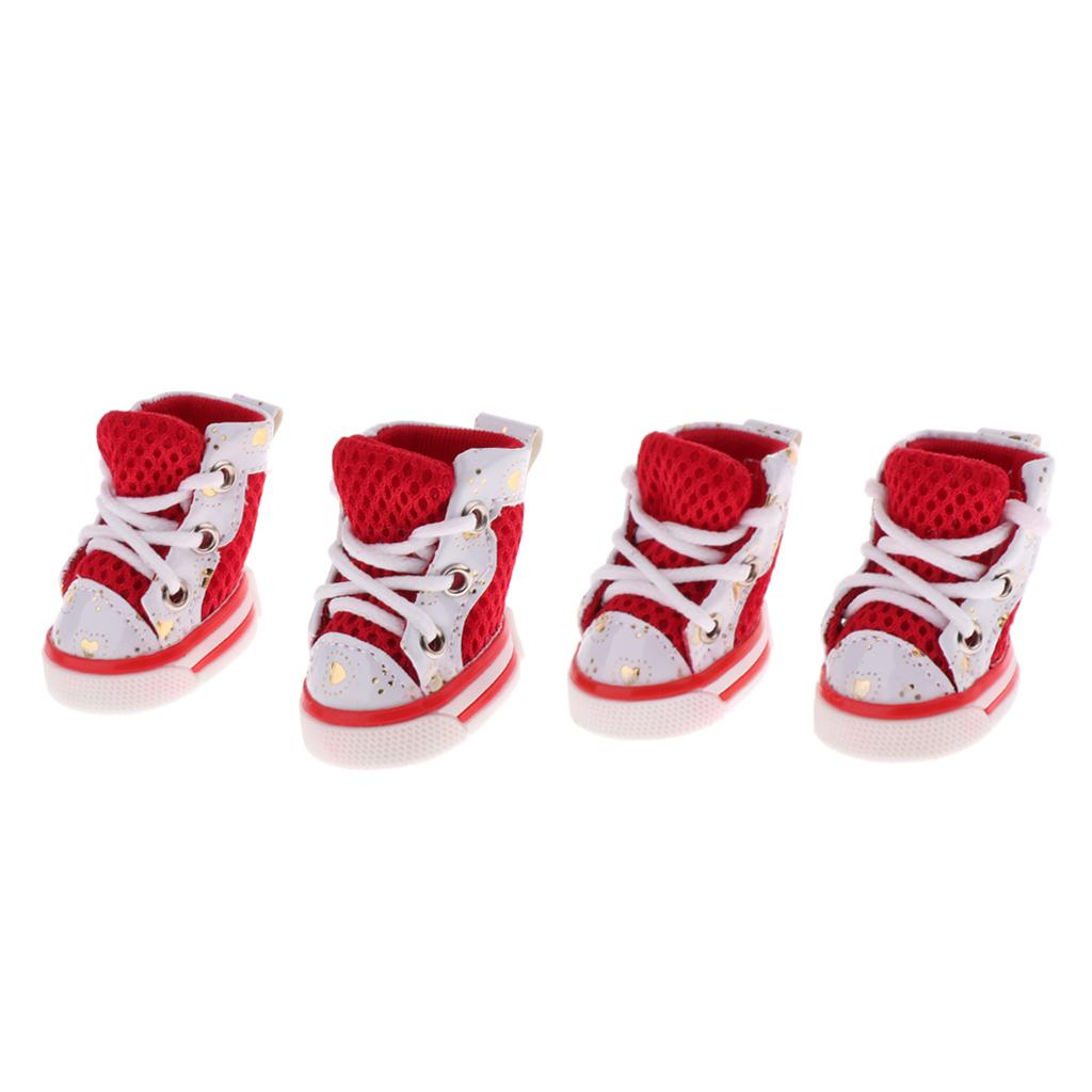 4pcs Hundeschuhe Pfotenschutz Hundestiefel Rutschfeste 4pcs Hundeschuhe Pfotenschutz Hundestiefel Rutschfeste