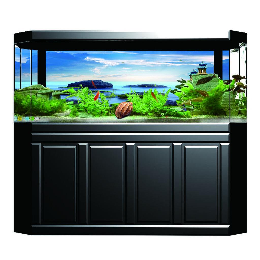 PVC Aquarium Background Poster Tank Decor Landscape 3D