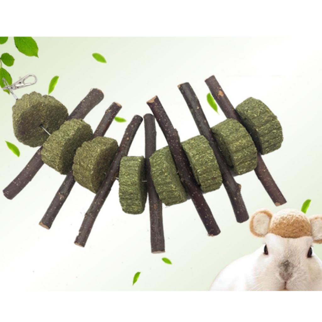 Bunny Chew Toys for Teeth, Organic Apple Wood Molar Sticks 