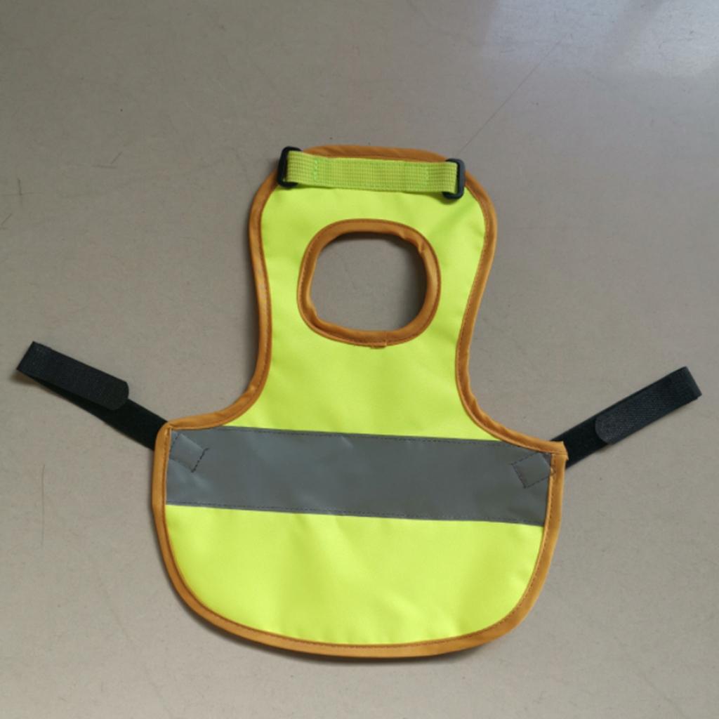 Pet Reflective Vest Chicken Poultry Hen Saddle For Poultry Chicken Yellow