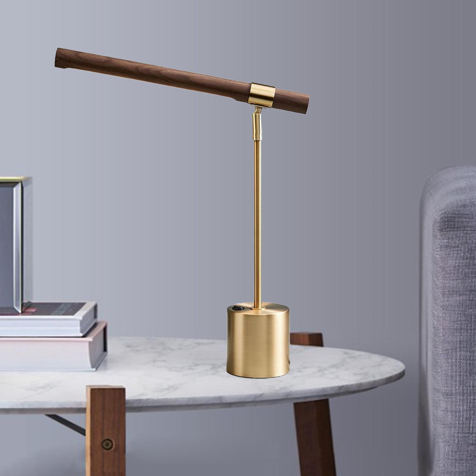 LED Desk Lamp Library Office Table Lamp Home Bedroom Nightlight Warm Light